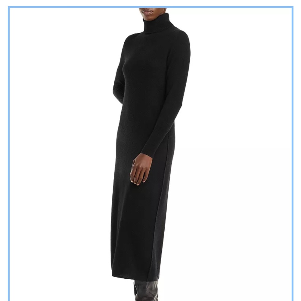 C by Bloomingdale's Turtleneck Cashmere Midi Dress XS SM, MED, XL XXL PRICE FIRM